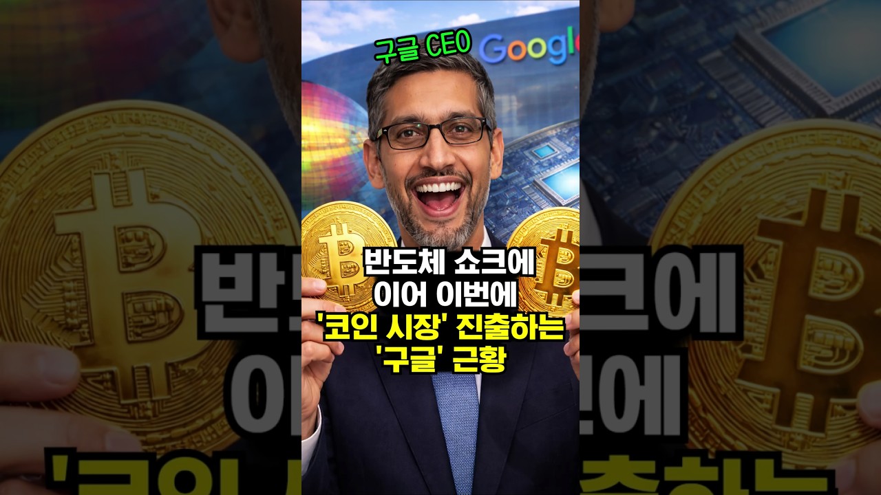 반도체 쇼크에 이어 이번에 '코인 시장' 진출하는 '구글' 근황
