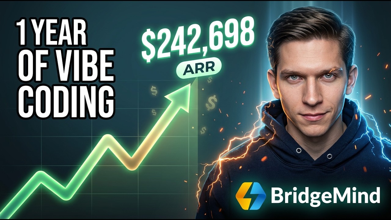 1 Year of Vibe Coding Until I Make $1,000,000 | ARR: $242,698
