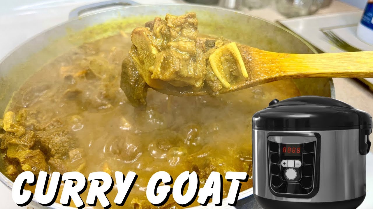 FAST and DELICIOUS Curry Goat Made EASY in a Pressure Cooker!