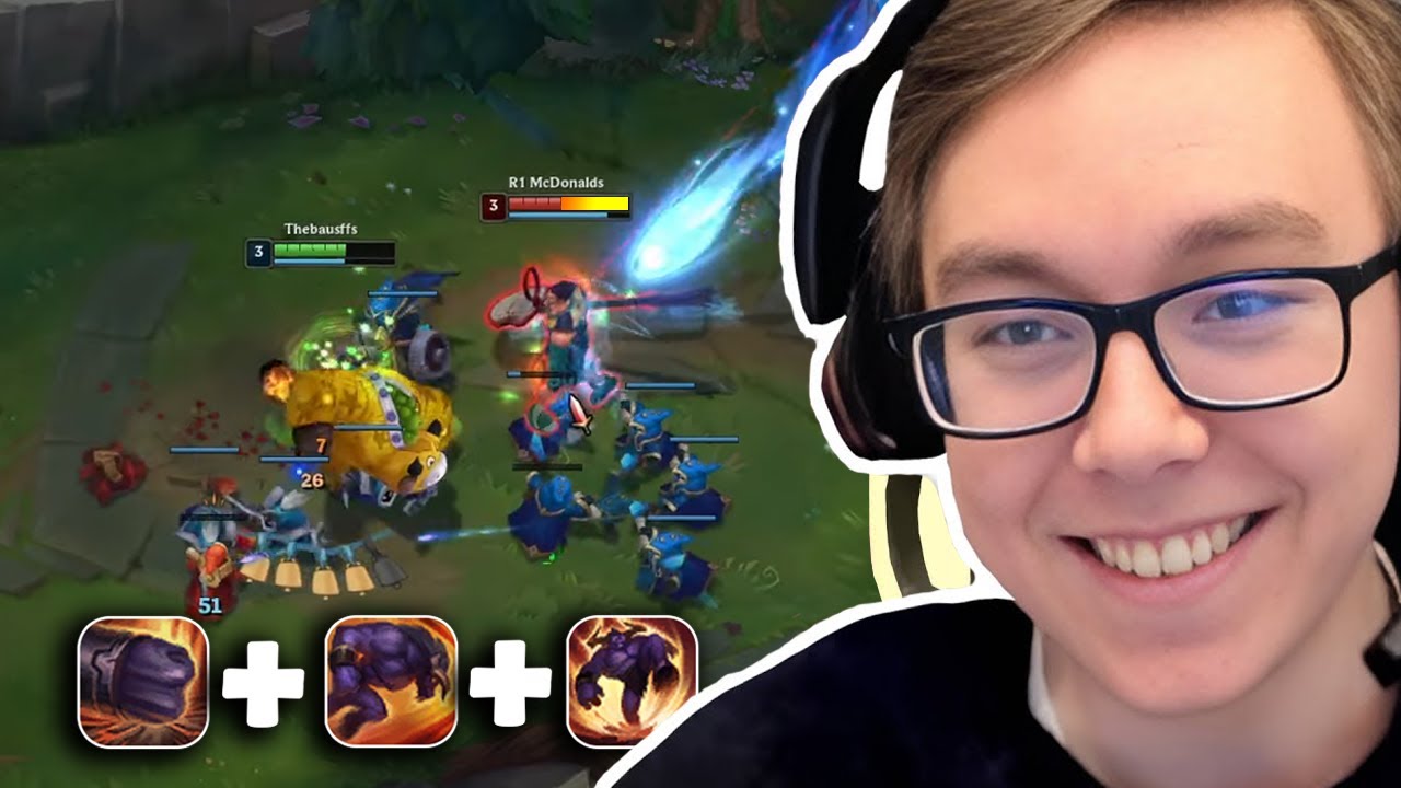 Thebaus Having Fun Playing Alistar TOP Vs Darius