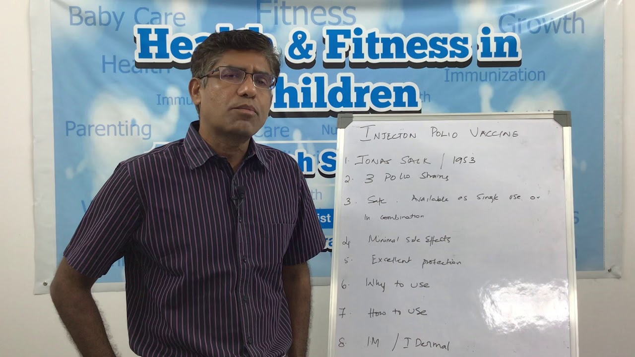 Injection Polio Vaccine || Childhood Immunisation || Vaccination Series - Dr Adarsh Somashekar