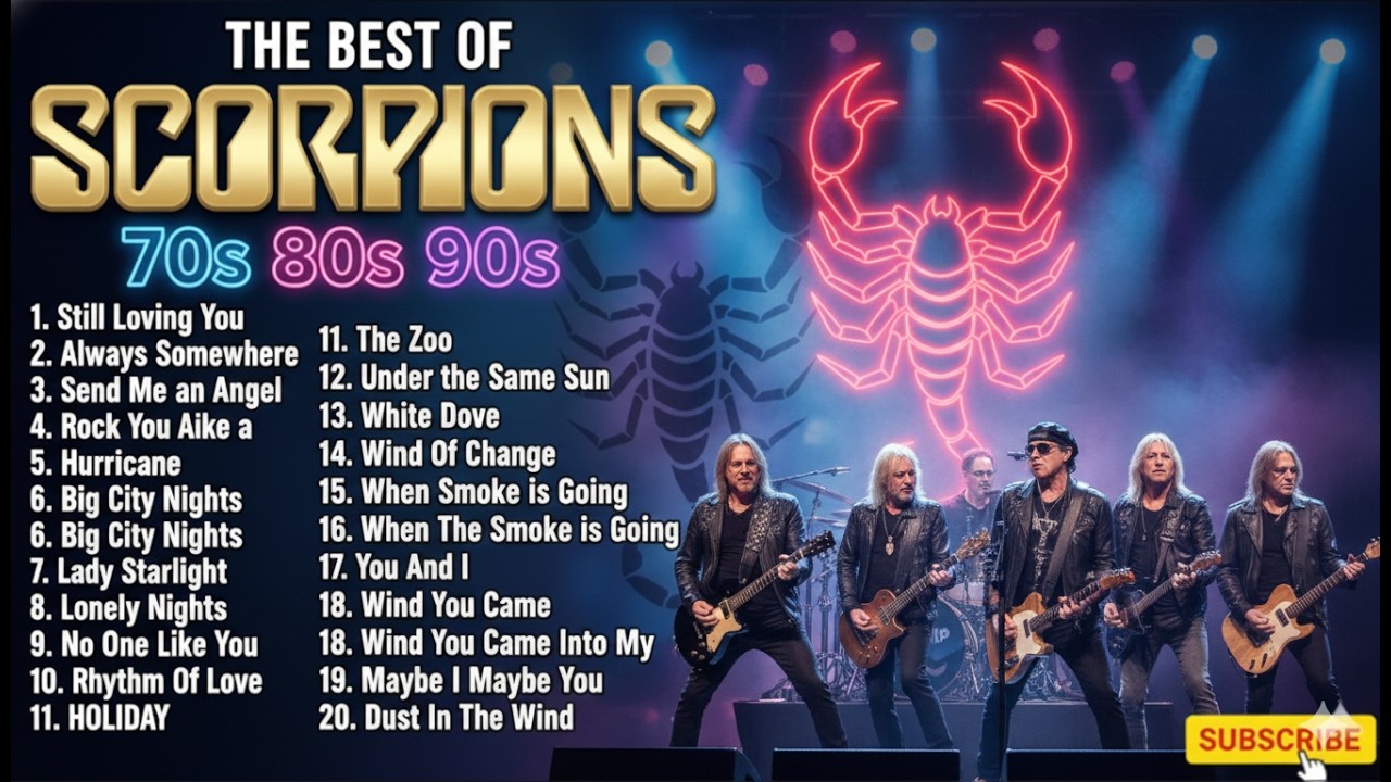 THE BEST OF SCORPIONS 70’s 80’s 90’s | SCORPIONS GREATEST HITS FULL ALBUM 2026
