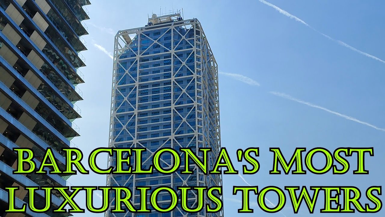 Barcelona most luxurious towers + Getting stuck on top lifts