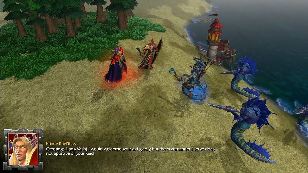 Warcraft 3 REFORGED (Hard) - Curse of the Blood Elves 02 - A Dark Covenant - PATCH 1.35.0