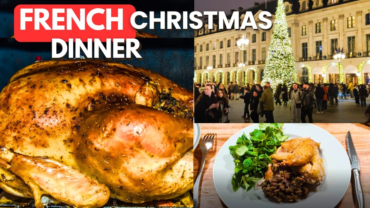 Real French Christmas dinner in Paris | What French eat for Christmas🎄