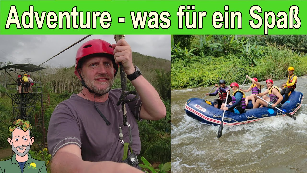Adventure Tour, ATV , Rafting, Zipline in Thailand/Khao Lak - jede Menge Spaß.