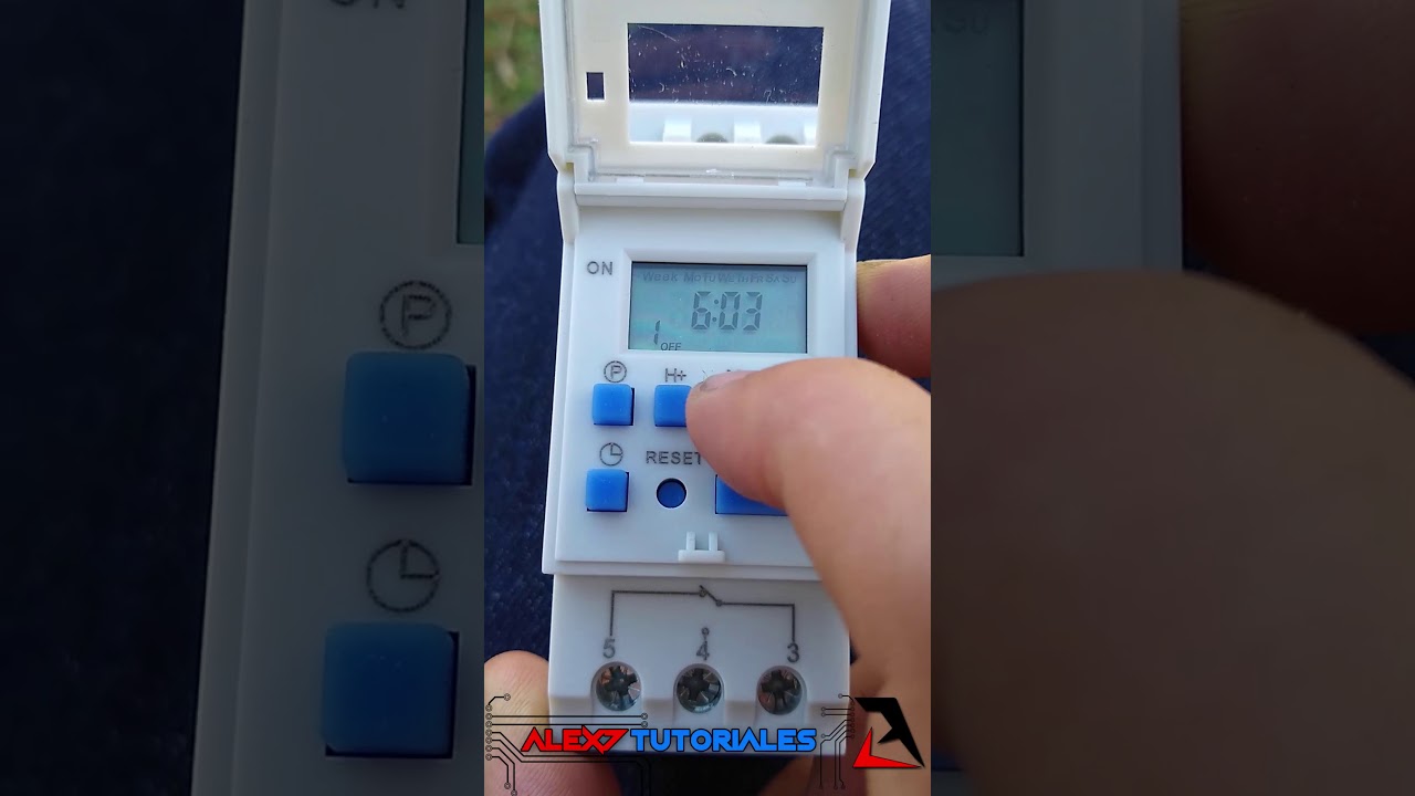 Rel&eacute; Programable Semanal Voltio YX192 (Digital Time Switch)