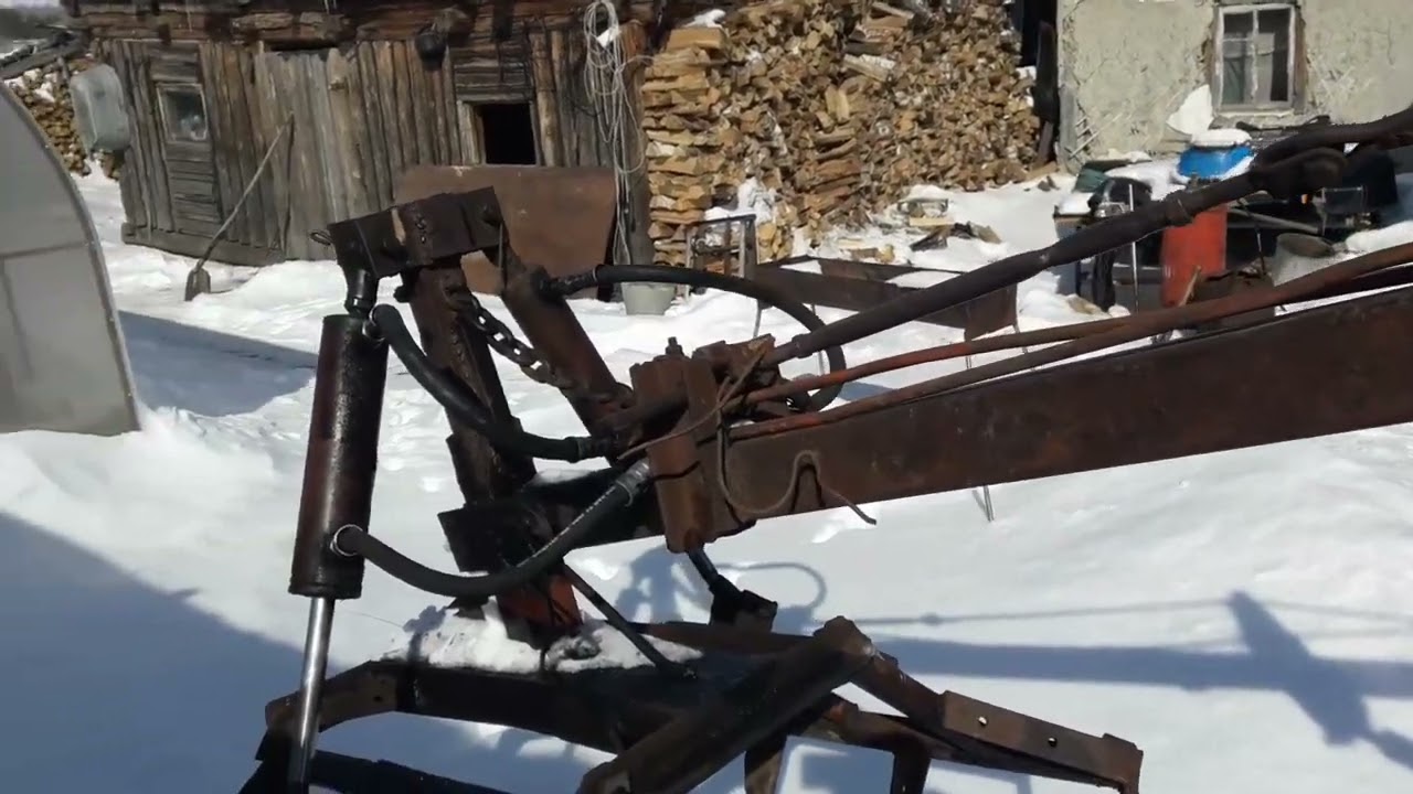 ПОГРУЗЧИК🔥 НА ЗАДНЮ НАВЕСКУ НА Т-40🚜 С ДВИГАТЕЛЕМ ОТ ЮМЗ🚜