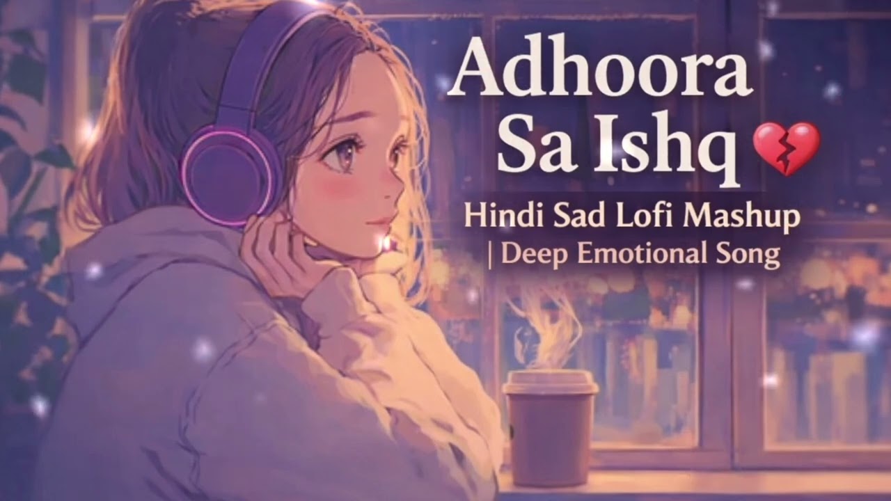  Adhoora Sa Ishq 💔 | Hindi Sad Lofi Mashup | Deep Emotional Song”