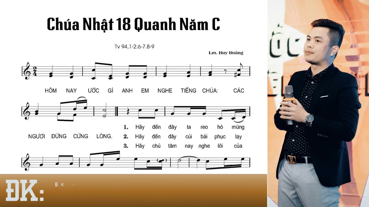 Thánh Vịnh 94 - Lm. Huy Hoàng - Chúa Nhật 18 Thường Niên C -  CN27TNC - CN23TNA - CN4TNB - CN3MCA