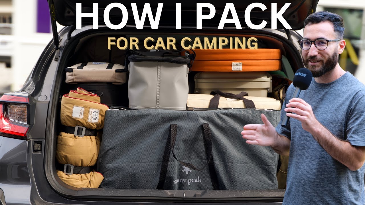 How I Fit My Entire Snow Peak Camping Setup in my Subaru Crosstrek