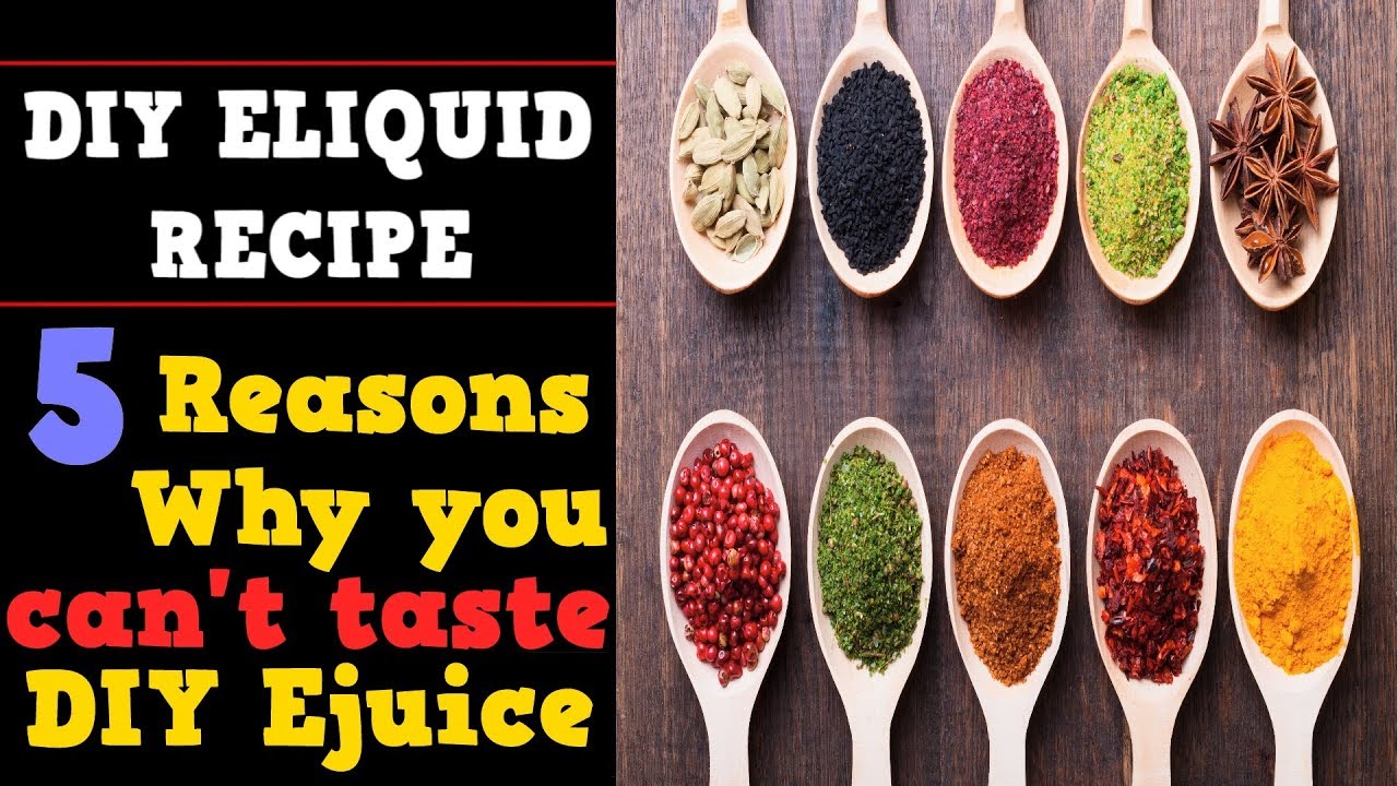 5 Reasons Why you can&rsquo;t taste your DIY Ejuice anymore (Muted eliquid flavor)