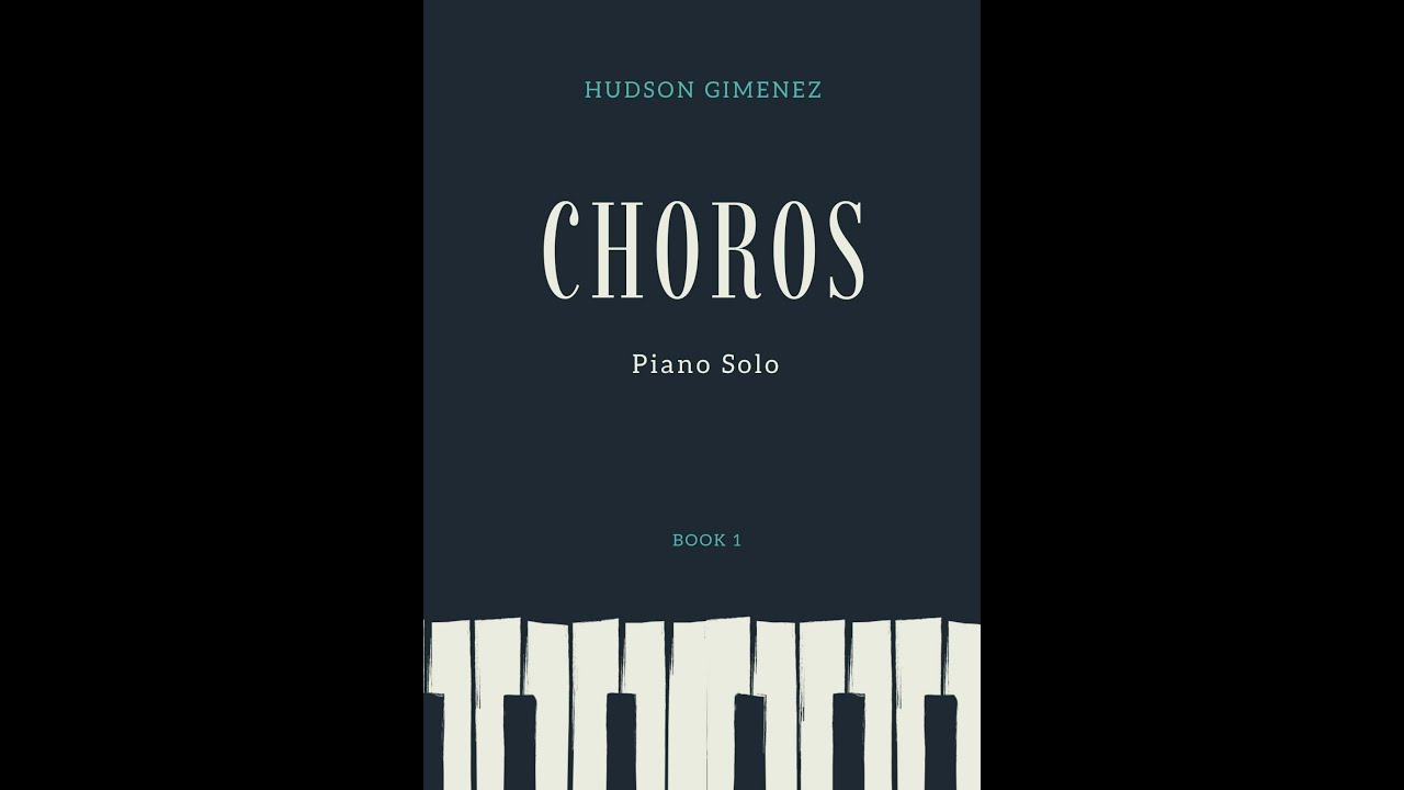 Hudson Gimenez(Brazil) Choros Piano Solo Book 1(Full version) #piano #music  Consolo Hiroshima Japan