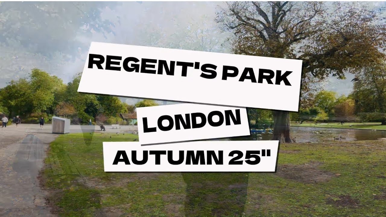 FIRST TIME IN REGENT'S PARK, LONDON. AUTUMN 25'