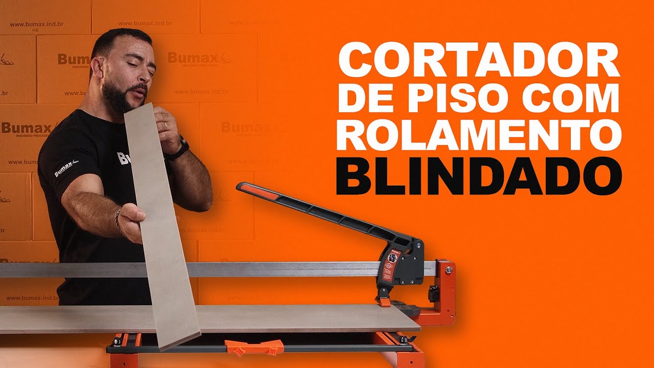 Cortador de Piso Profissional Bumax PRO 120 - Cortador de Piso Com Rolamento Blindado