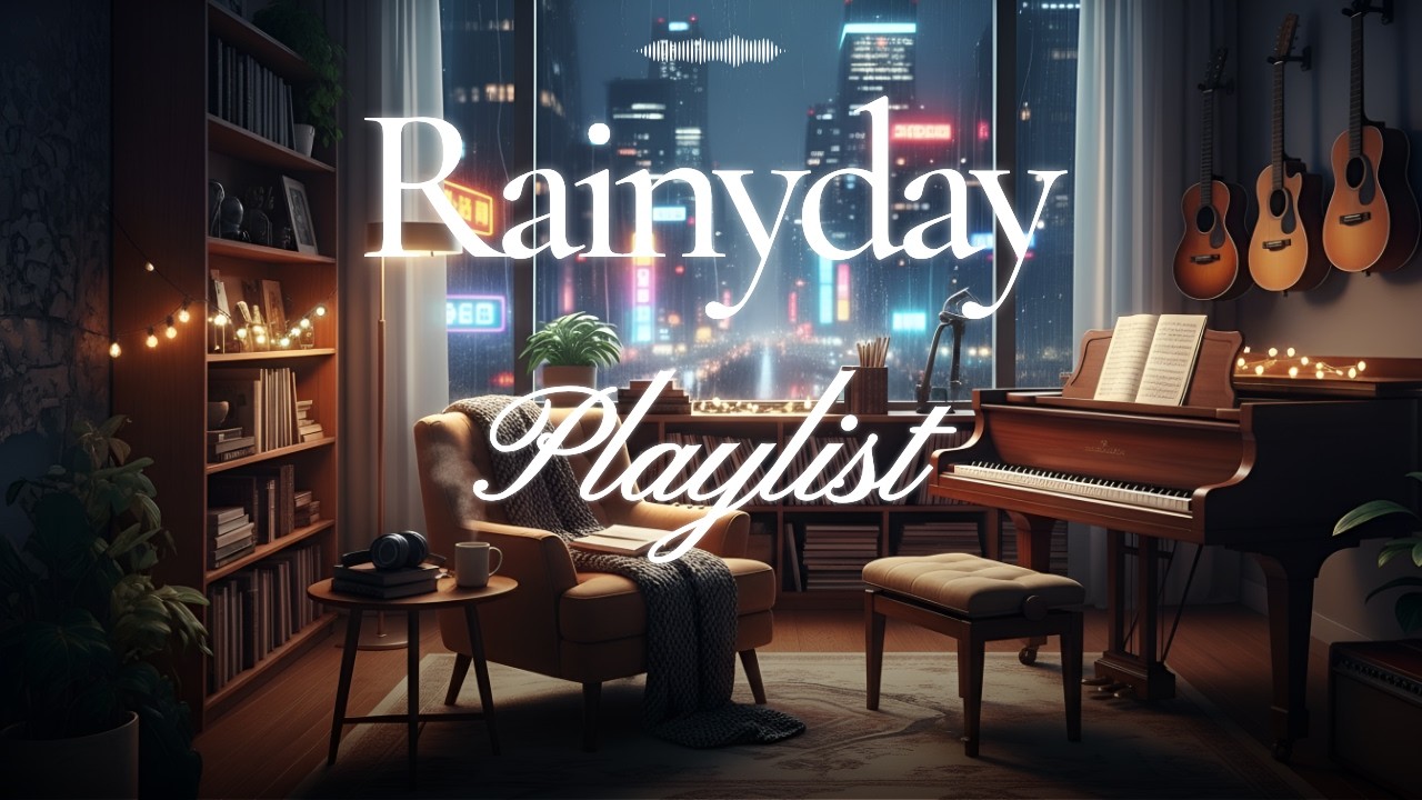 비 오는 날 감성 보컬 음악 (Rainy Day Whispers, English Vocals) [40곡 연속 재생]