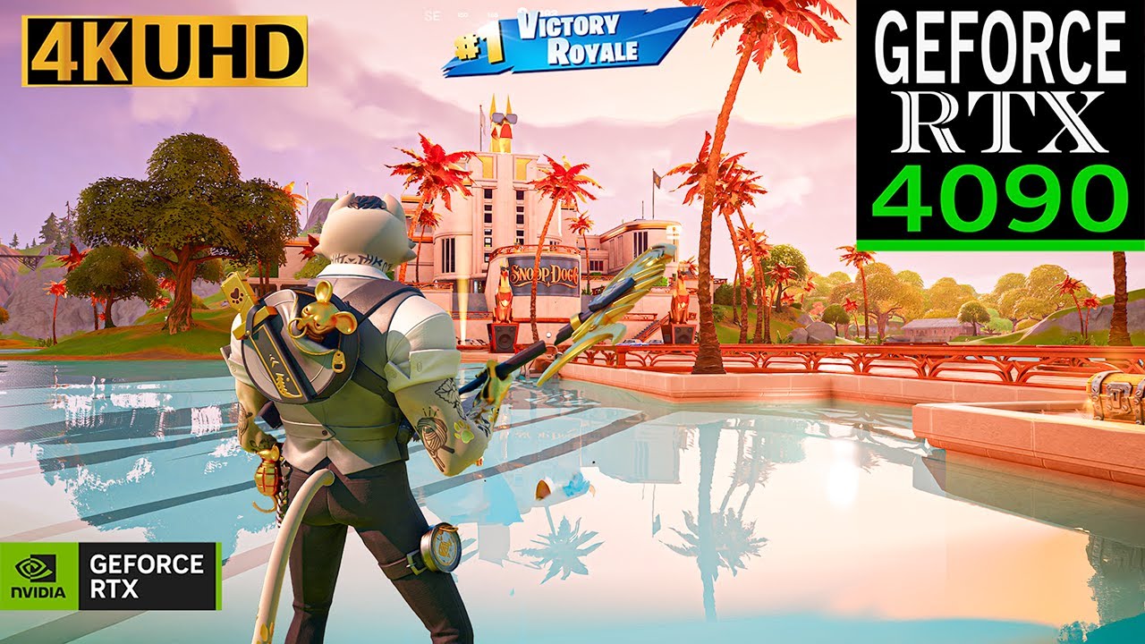Fortnite Chapter 2 Remix Gameplay | RTX 4090 4K Max Graphics + Ray Tracing ON #fortnite