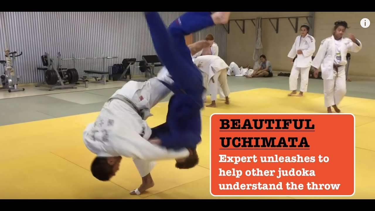 Beautiful UCHIMATA 内股 by Genta Mikami (Inner thigh judo throw)