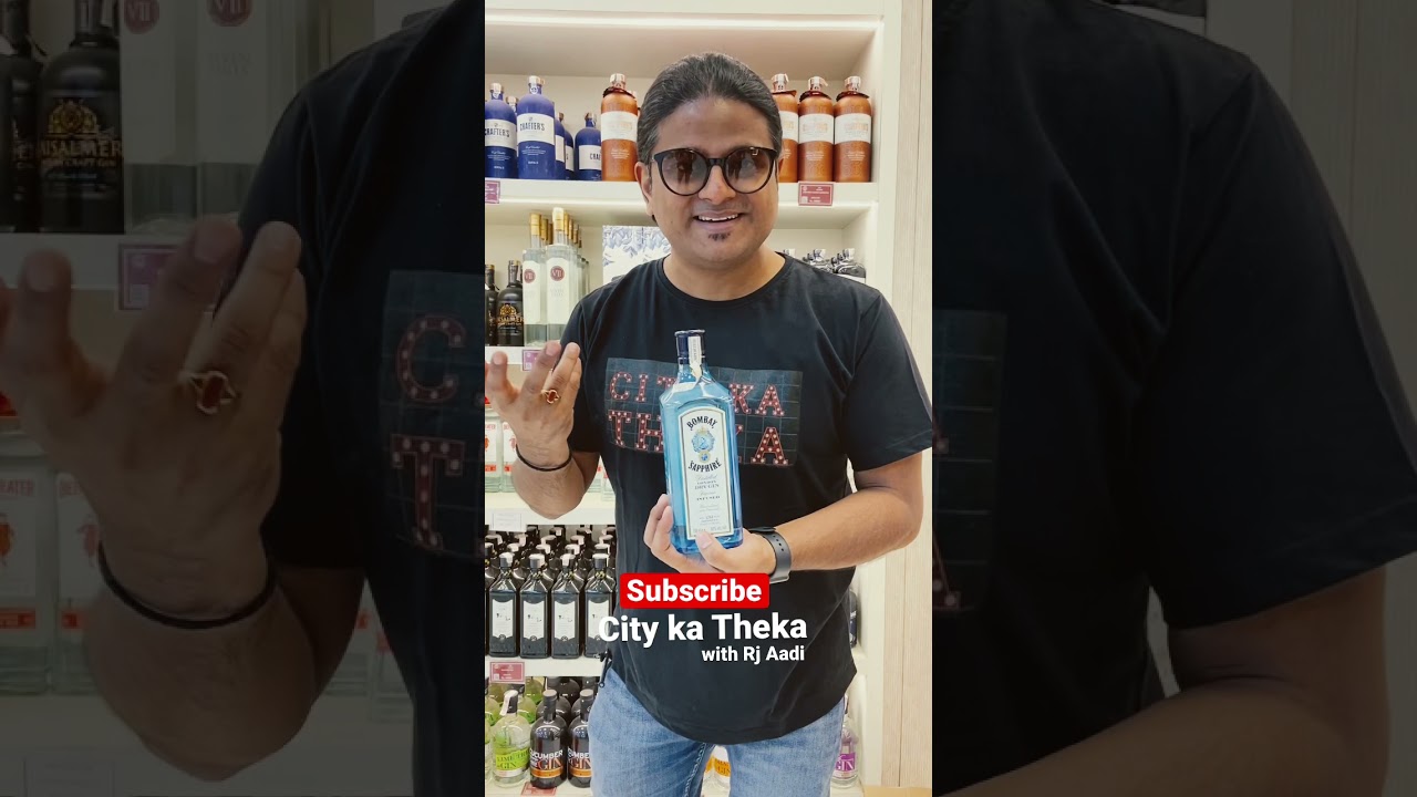 Why is Bombay Sapphire Bottle Blue In Color? | City Ka Theka | #shorts