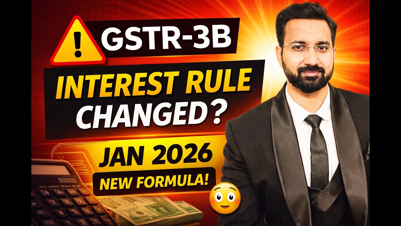 GSTR-3B Interest Rule Changed from Jan 2026? 😳 Full GSTN Update Explained