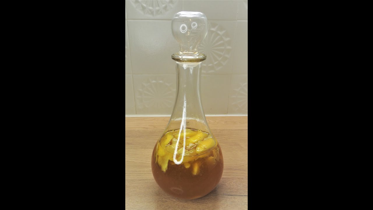 rhum arrangé citron gingembre / rum arranged lemon ginger
