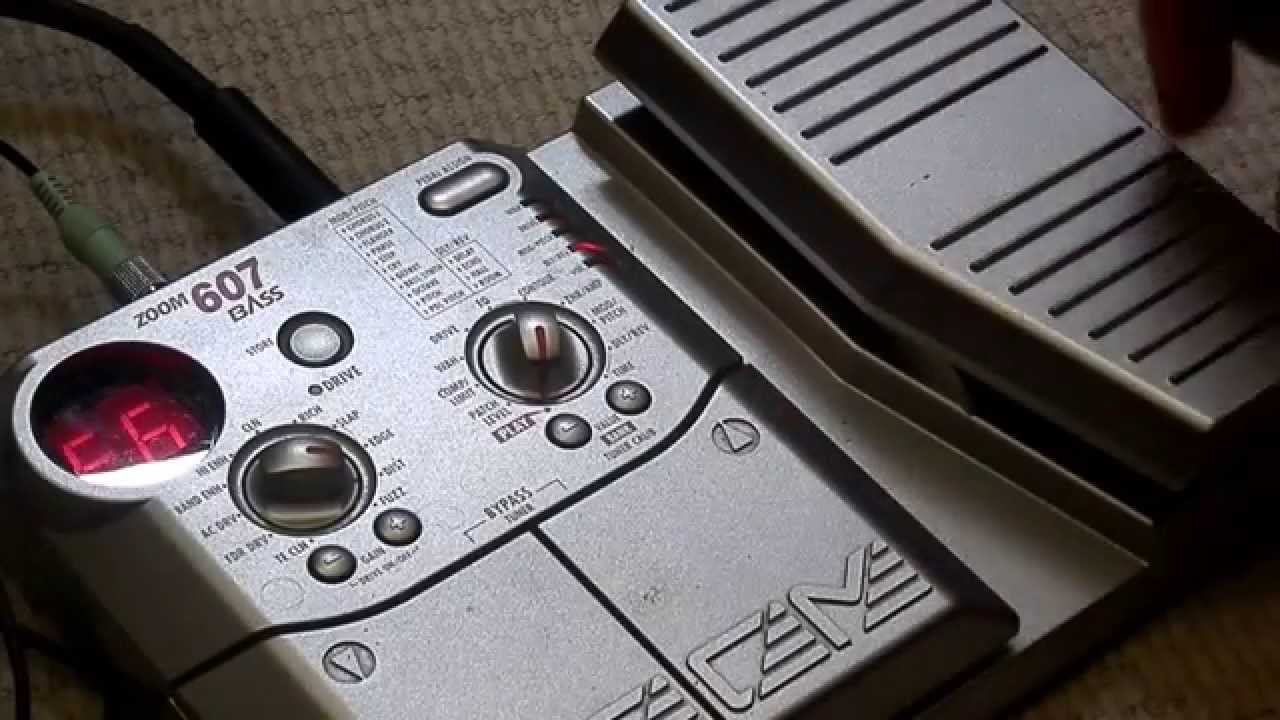 Zoom 607 Bass demo / review