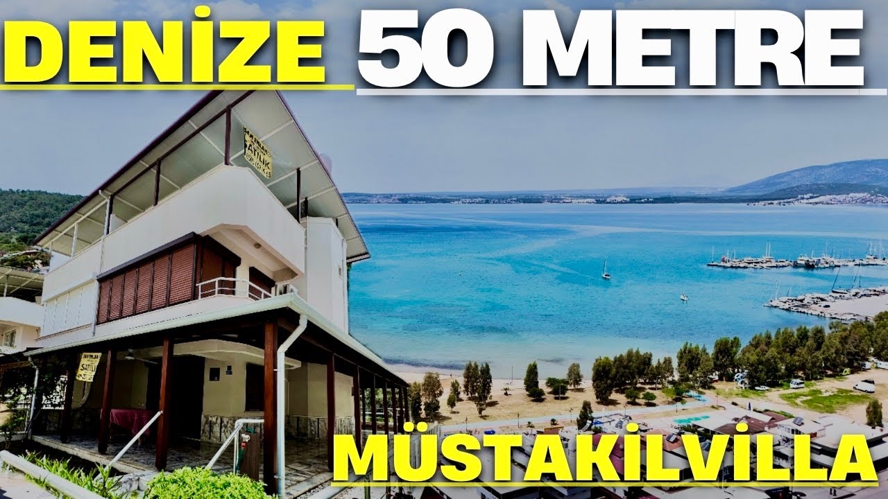 ❗️SATILDI❗️Denize 50 metre Alman düzeni ile yapılmış 3+1 triplkes Hayel ettiğiniz konum