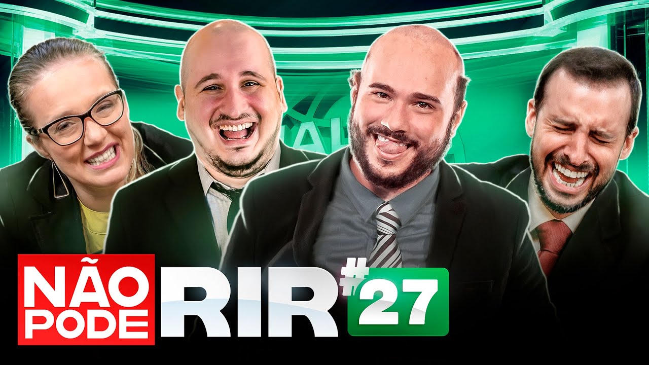 JORNAL NÃO PODE RIR com Matheus Castro, Marcos Castro, Luciana D'Aulizio e Ed Gama