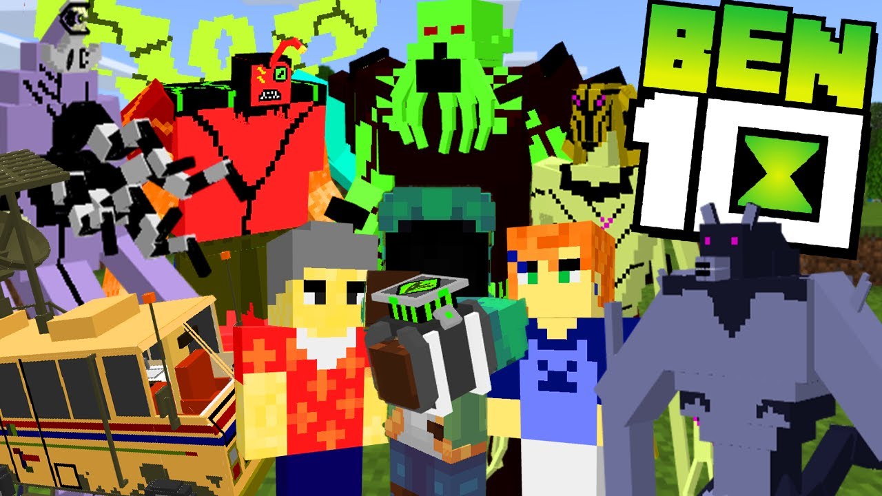 Minecraft mais je combat tout les méchants ( BEN 10 ) !