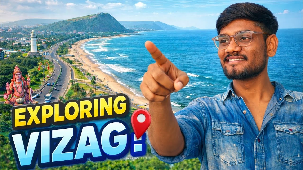 I Didn’t Expect This in Vizag 😲 || Hidden Beaches & Crazy Views || Vizag Travel Vlog