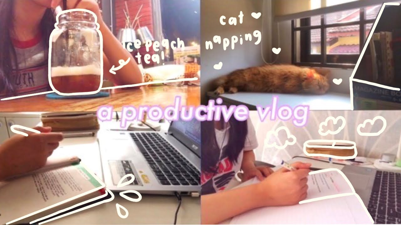 a productive week in my life | mini room makeover, school visit, skillshare classes // 001 ᝰ