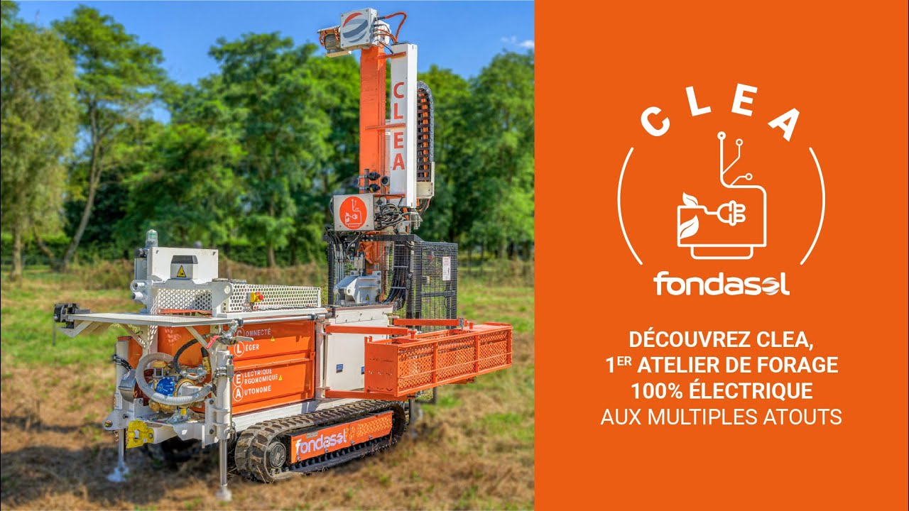 CLEA, 1er atelier de forage 100% électrique aux multiples atouts!