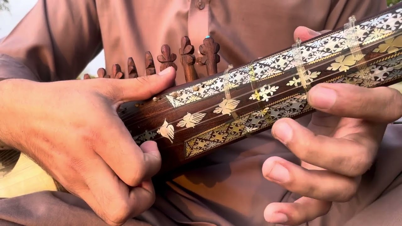 Janan ba darla rawalam slow mo for Rabab learners #rabab #rabablearning #rabablesson #musiclearning