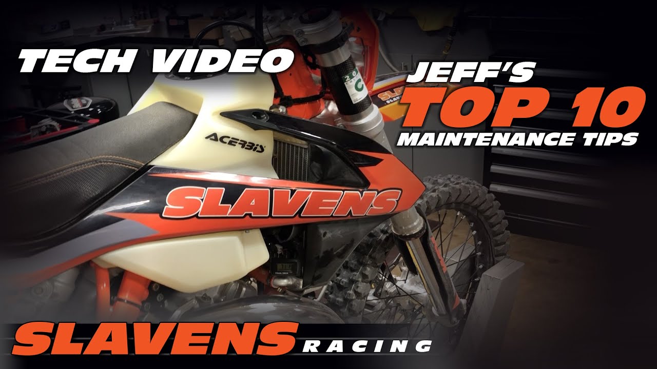 10 лучших советов по обслуживанию от Джеффа — Slavens Racing