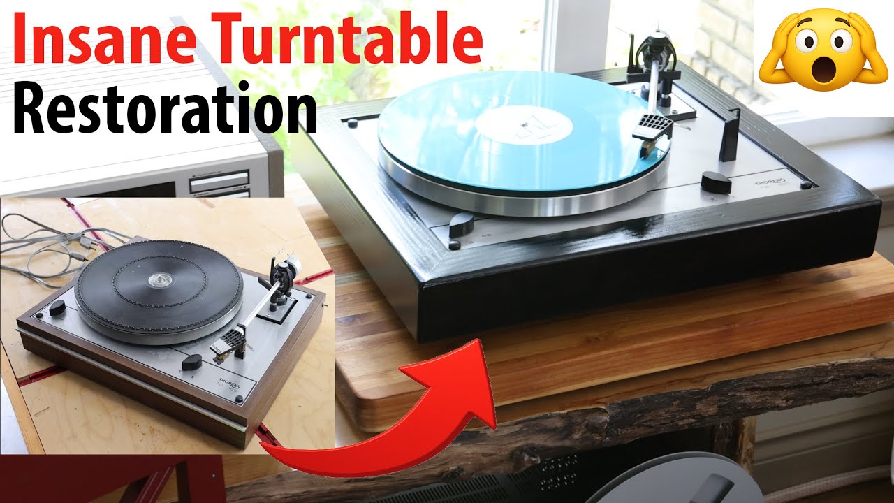 Restoring This Thorens Turntable TD165 Into an Audiophile DREAM!