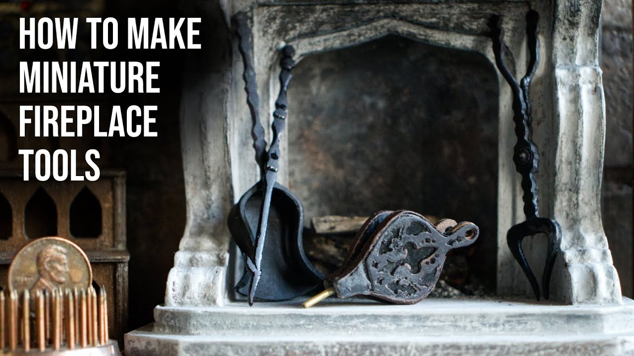 How to Make Miniature Fireplace Tools