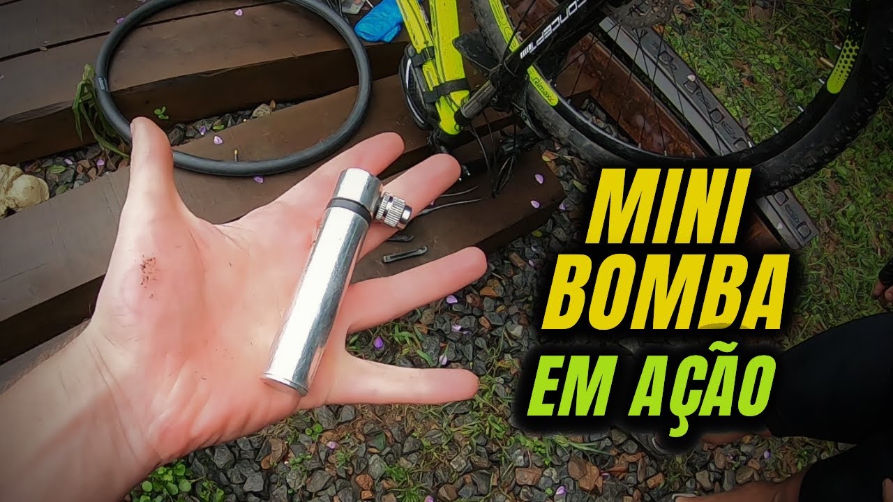 MINI BOMBA PARA BIKE É BOA?🤔🚴‍♂️💣 VALE A PENA? VEJA TIRE SUAS PRÓPRIAS CONCLUSÕES #MTB SERIES EP. 27
