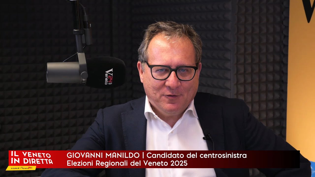 Giovanni Manildo: sanità, PMI, ambiente e infrastrutture al centro del programma per il Veneto