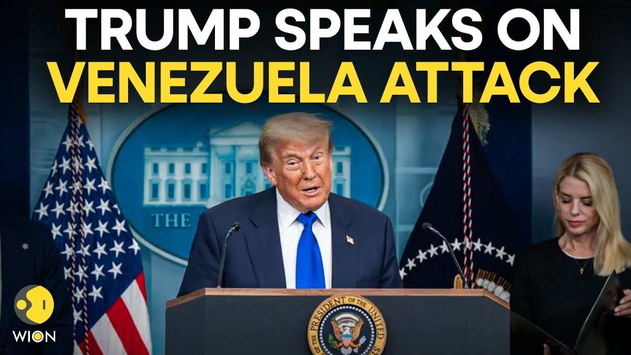 US Strikes Venezuela LIVE: Trump Makes Major Announcement After Biggest Attack On Caracas | WION