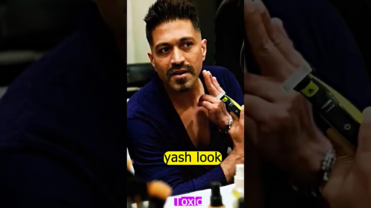 Yash Toxic new  Look Without Beard #shorts