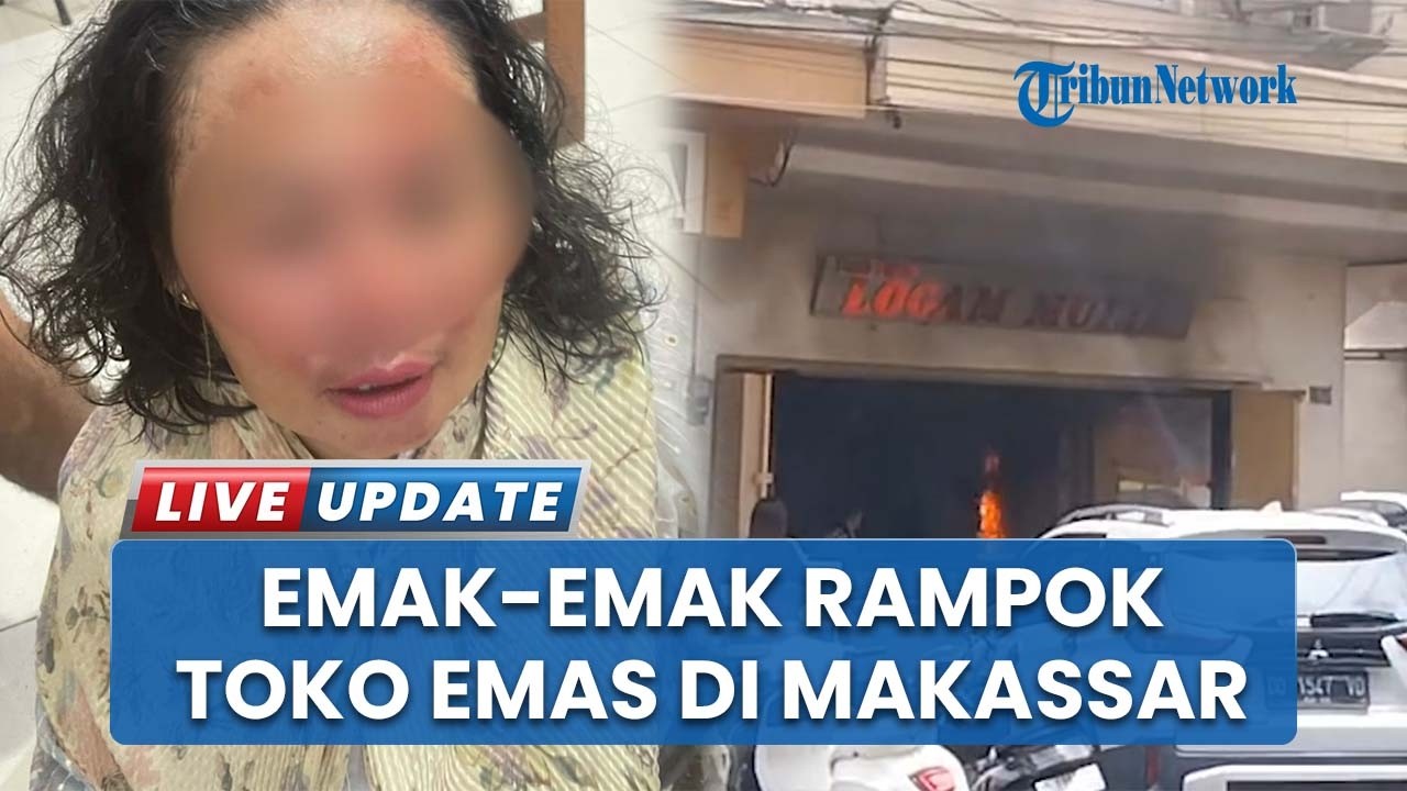 Terlilit Utang, Emak-emak di Makassar Nekat Bakar Toko Emas: Nyaris Bawa Kabur Emas Seharga Rp 2 M