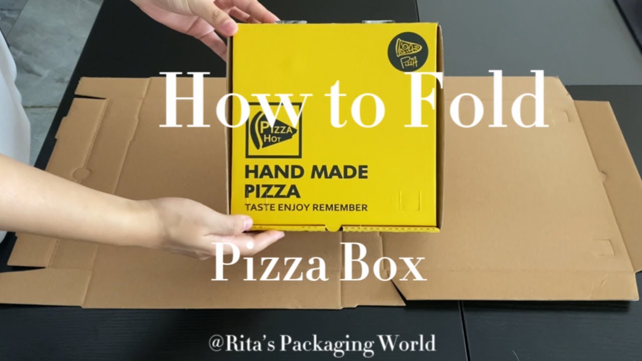 How to fold a Pizza Box