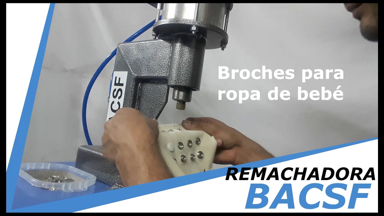 Máquina para colocar broches, botones, remaches, ojalillos Perú