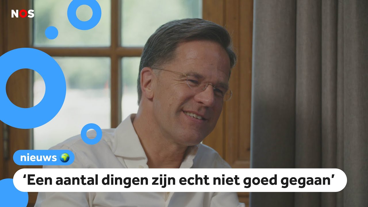 Mark Rutte geeft zichzelf een 6 als premier