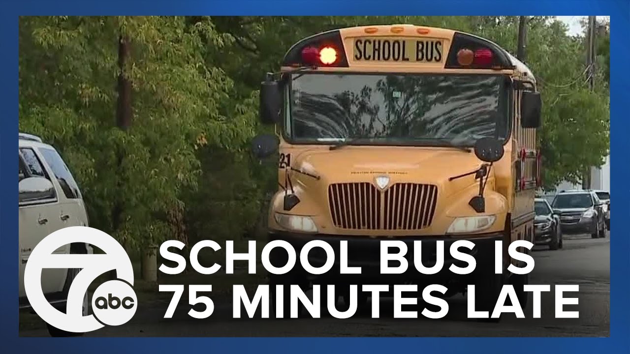 Mom says son's bus was 75 minutes late