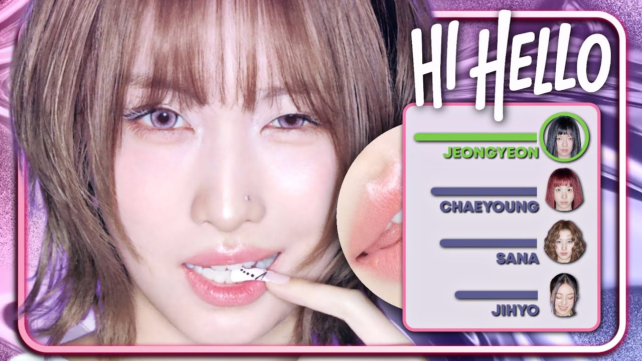 TWICE «HI HELLO» Line Distribution