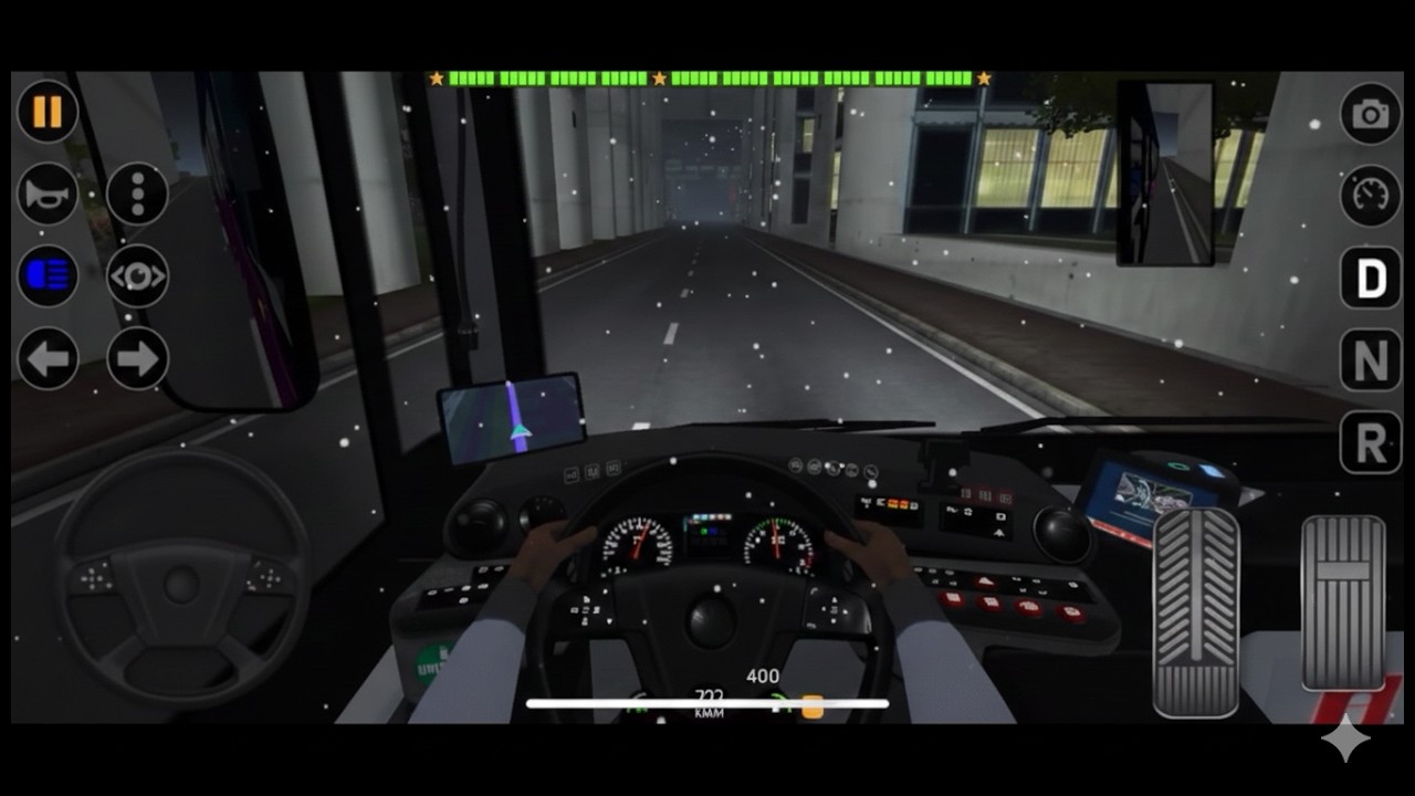Bus Simulator : EVO | 🚍Midnight Storm in Berlin ⛈️🇩🇪 | Mobile Gameplay