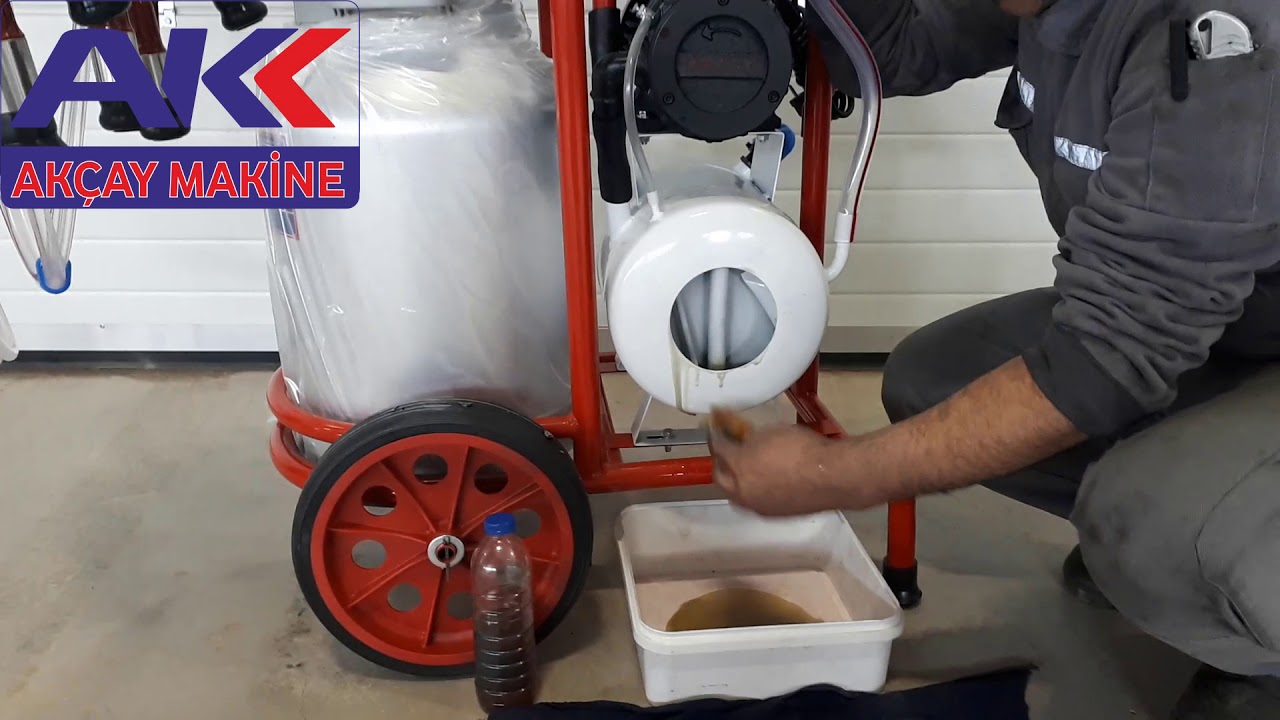 AKÇAY MAKİNE YAĞ DEĞİŞİMİ-MILKING MACHINES OIL CHANGING