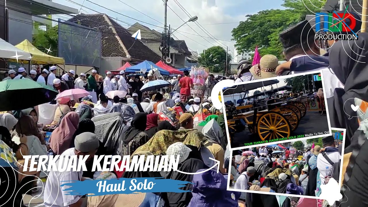 TERKUAK SUDAH - TERNYATA BEGINI RAMAINYA HAUL SOLO (PERJALANAN ZIAROH WALI DAN HAUL SOLO) PART 1