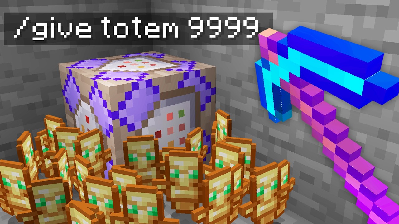 Minecraft, But There's Command Block Ores...